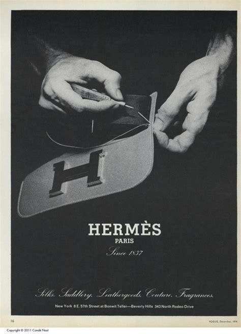 vintage hermes magazine ad|Hermes ads history.